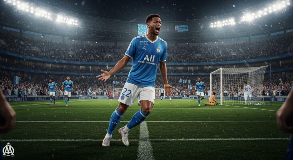 OM Renverse Strasbourg Et S’empare Du Sommet De La Ligue 1