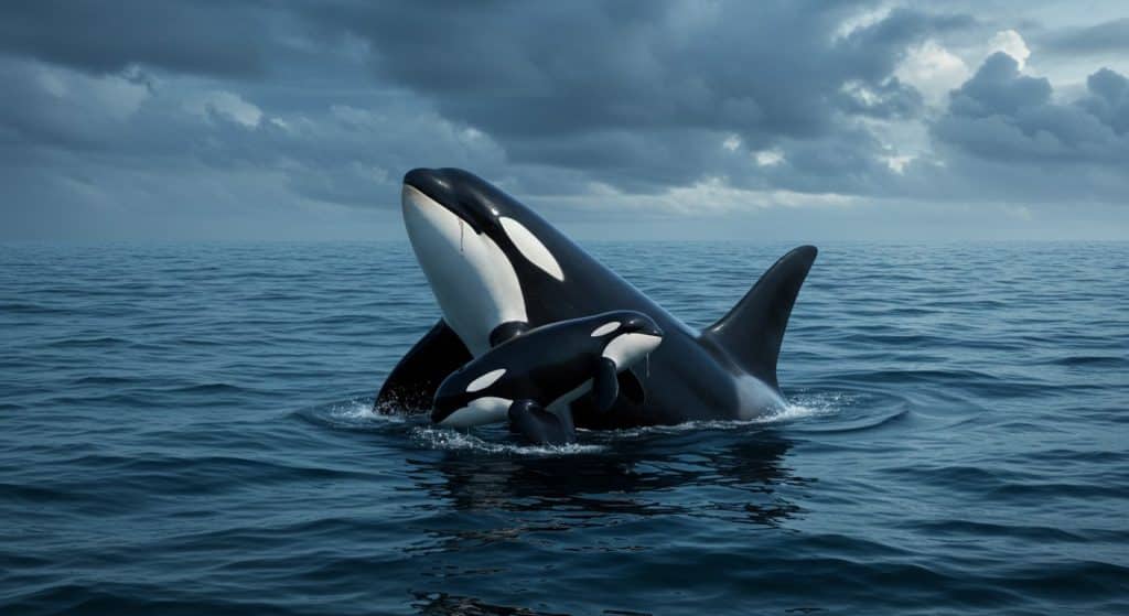 Orque et Bébé Mort : Un Drame Émouvant en Mer
