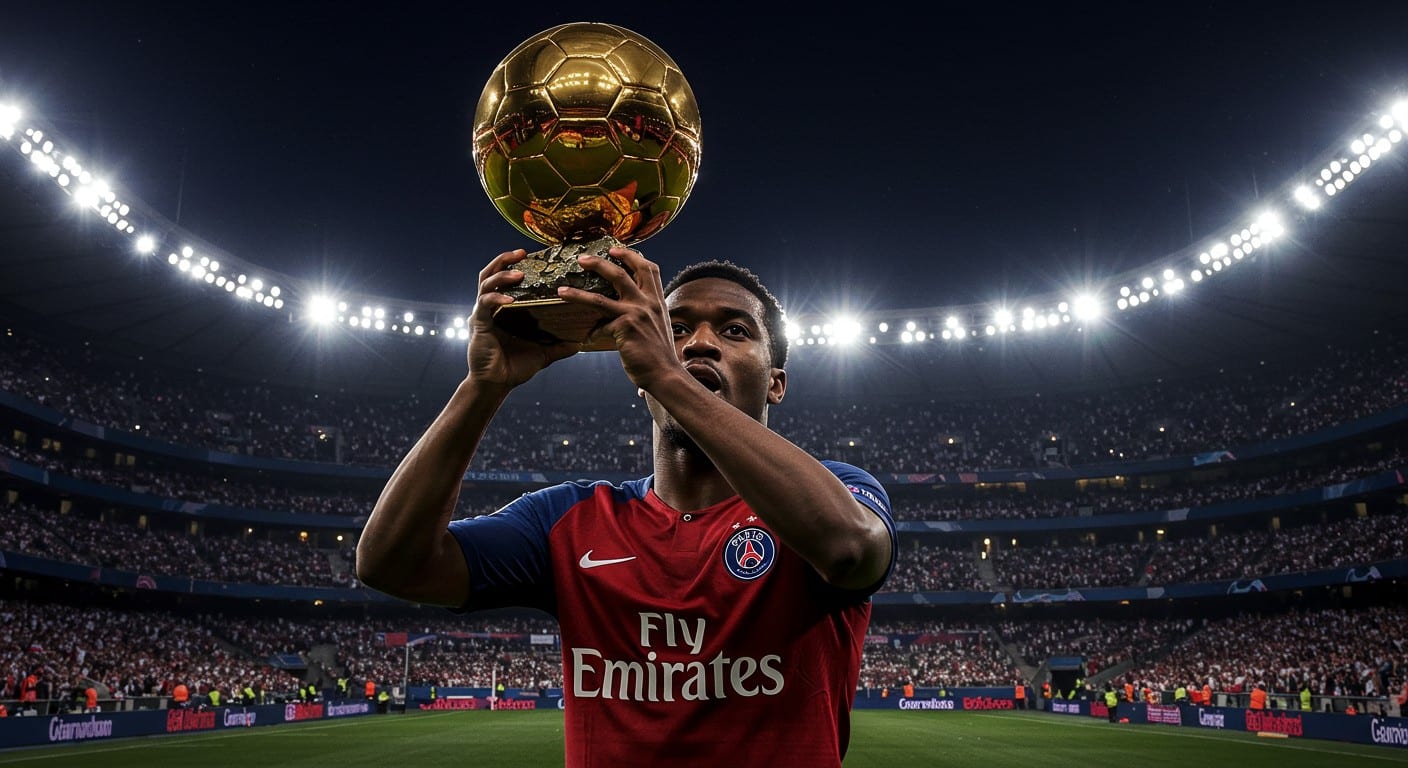 Ousmane Dembélé remporte le Ballon d’Or 2025 ! Découvrez les réactions, son parcours et l’impact de ce sacre historique pour le football français.