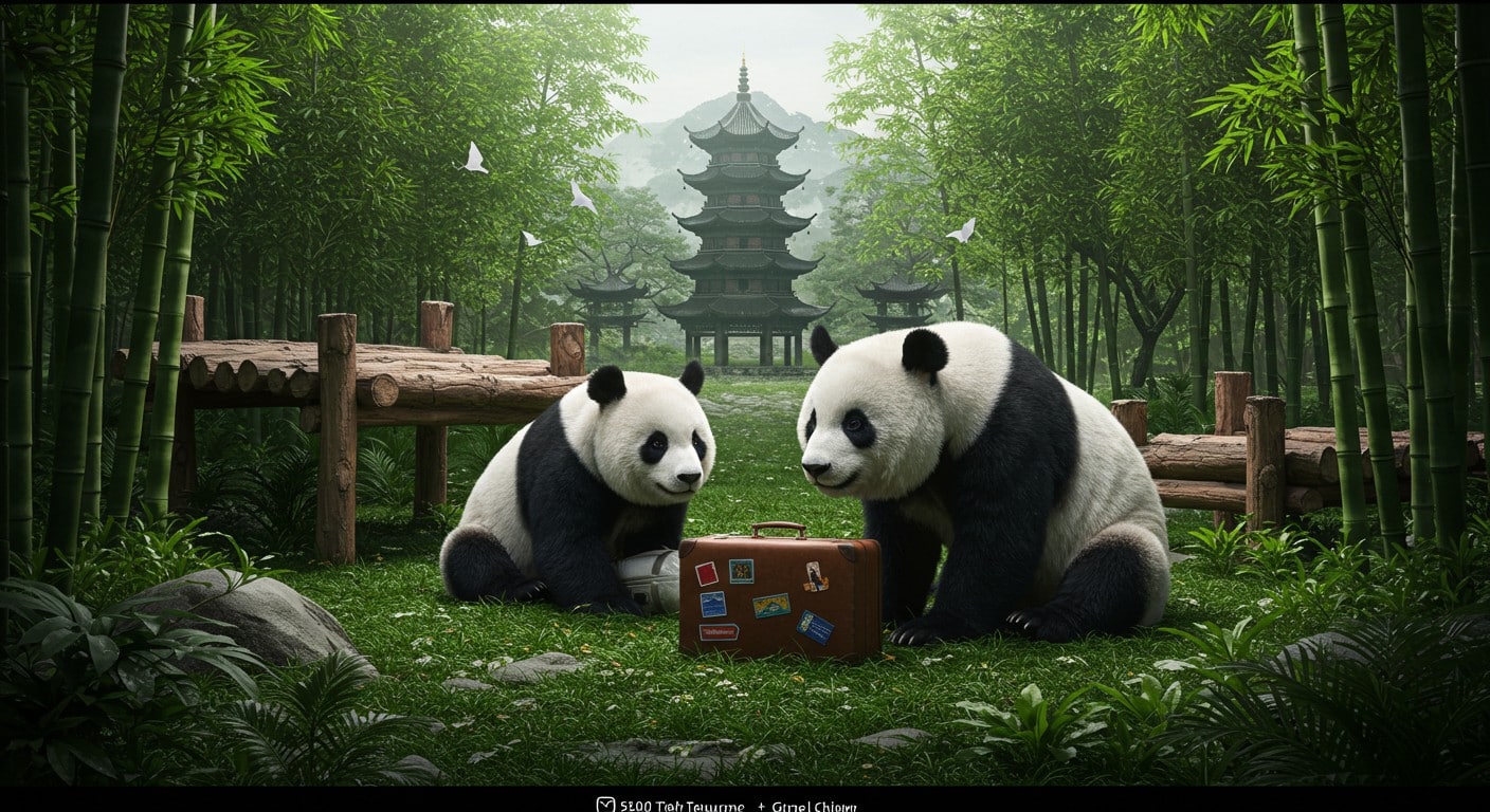 Les pandas Huan Huan et Yuan Zi quittent la France pour la Chine en 2025, suite à des soucis de santé. Découvrez leur histoire et l’impact de ce départ.