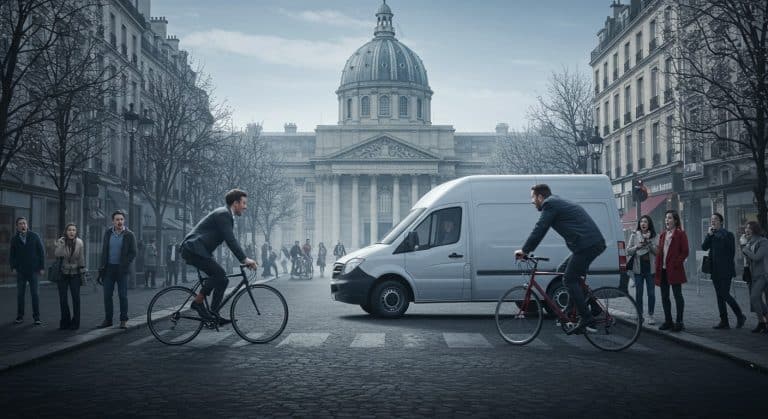 Paris : Chauffeur Libéré Après Accident avec Cycliste