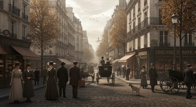 Paris d’Il y a 100 Ans : Un Portrait Inédit de la Capitale