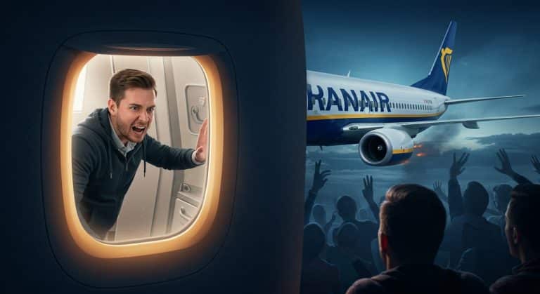 Passager Ivre Déroute Vol Ryanair : Panique à Bord