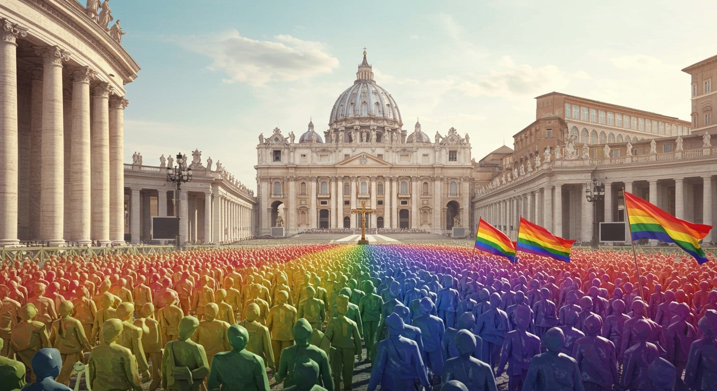 Premier pèlerinage LGBT+ au Vatican : 1400 catholiques pour plus d'inclusion dans l'Église. Découvrez un événement historique pour la diversité !