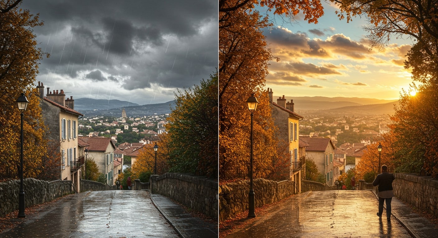 Pluie au Nord-Est, températures en baisse : découvrez les prévisions météo de la semaine en France, entre averses et éclaircies. À quoi s’attendre ?