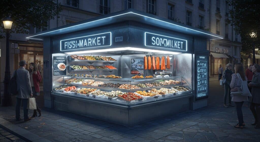 Poissonnerie Autonome À Paris : Fruits De Mer 24/7