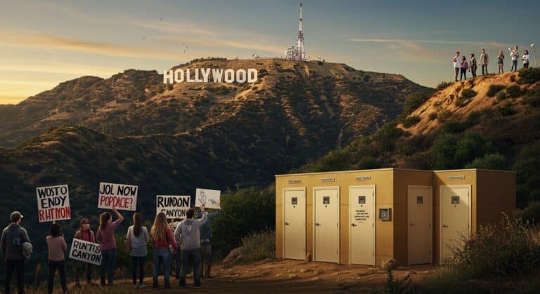 Polémique À Hollywood : Toilettes Publiques À Un Million