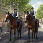 Police Montée : Quand Les Chevaux Rapprochent À Sceaux Et Antony