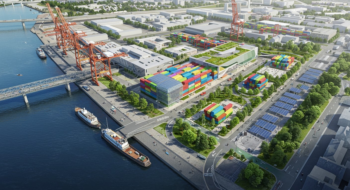 Un port industriel de 100 hectares va transformer la vallée de la Seine. Découvrez comment ce projet ambitieux booste emploi et mobilité douce.