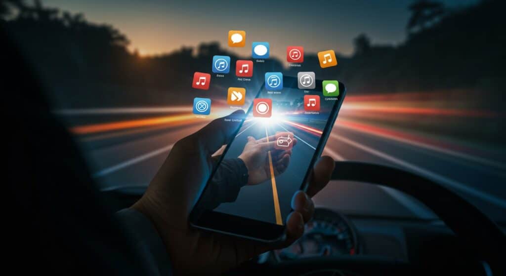 Pourquoi Sommes-Nous Accros aux Écrans au Volant ?