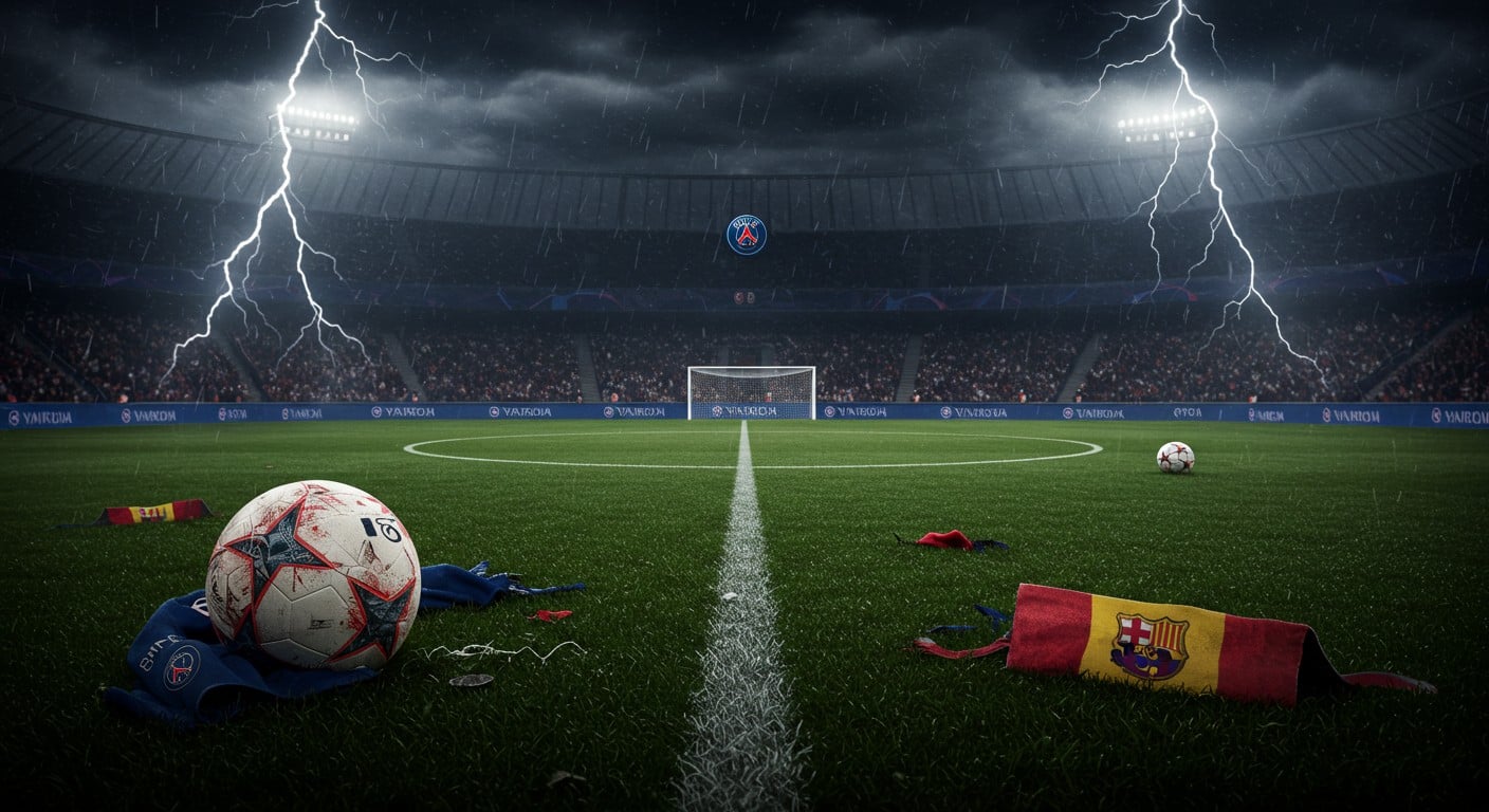 Le PSG face à un défi majeur : Vitinha et Kvaratskhelia blessés avant le choc contre Barcelone en Ligue des champions. Quelles conséquences pour l’équipe ?