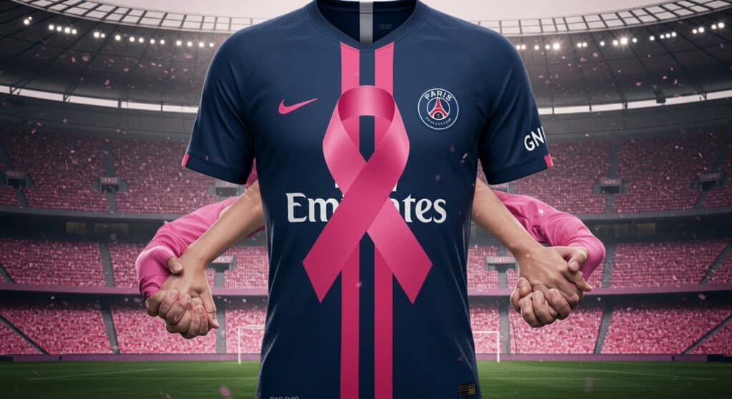 PSG S’Engage pour Octobre Rose : Un Maillot Solidaire