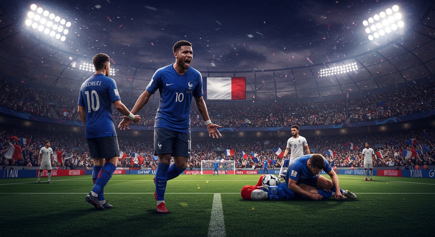 Les Bleus démarrent fort les qualifs du Mondial 2026 face à l’Ukraine (2-0), mais la blessure de Dembélé inquiète. Analyse et perspectives.