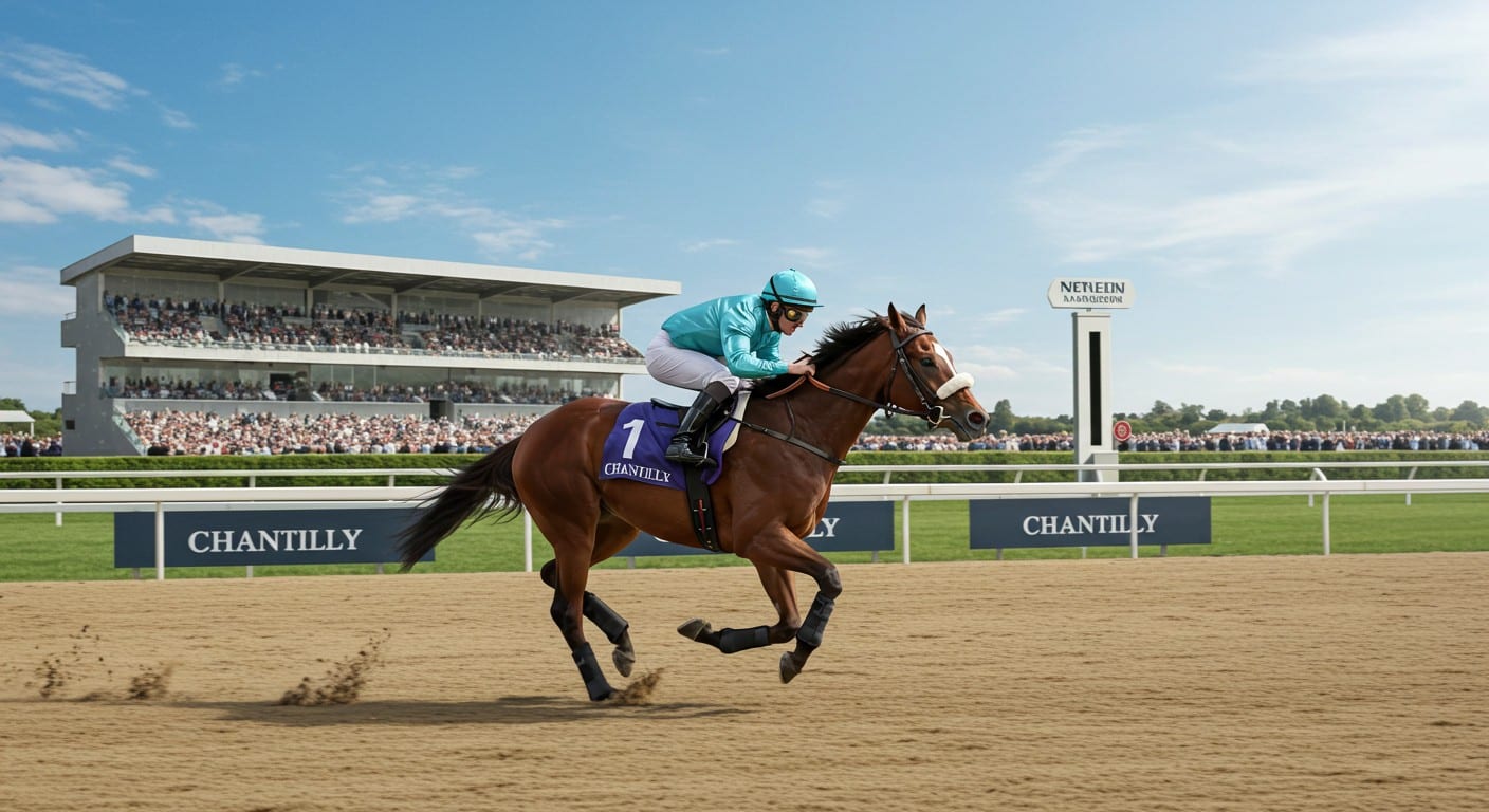 True Tedesco s'impose dans le Quinté+ à Chantilly. Découvrez l'exploit, les performances des jockeys et les clés de cette course palpitante !