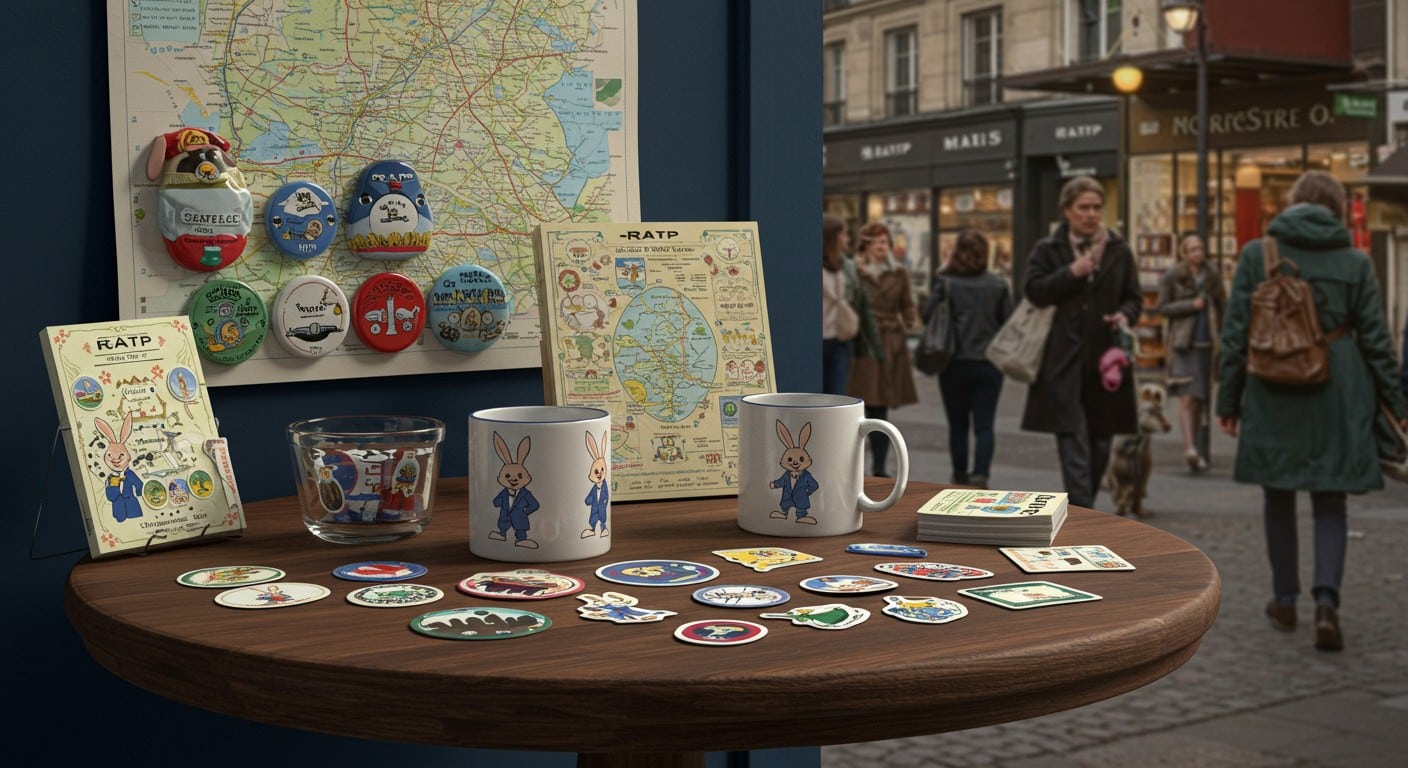 Découvrez le succès fou des magnets, mugs et stickers RATP ! La mode des souvenirs métro et de Serge le Lapin en 2025. Cliquez pour tout savoir !
