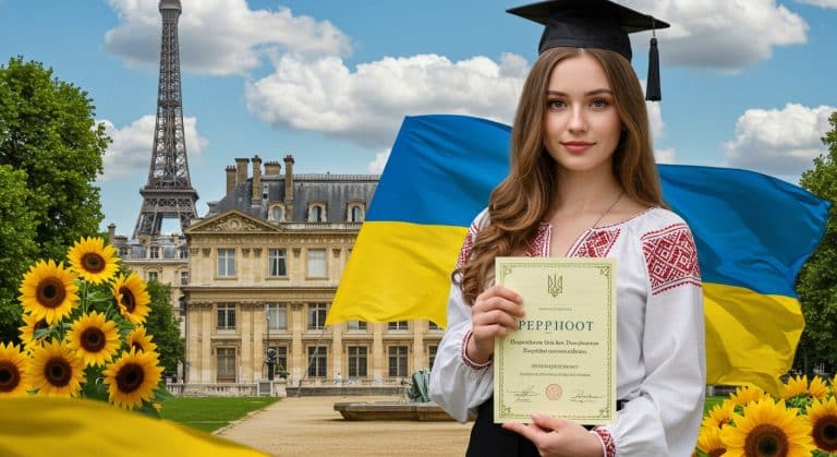 Réfugiée Ukrainienne : Lisa Brille à la Sorbonne