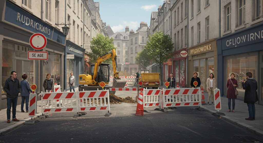 Reims : Les Commerçants en Colère Face aux Travaux