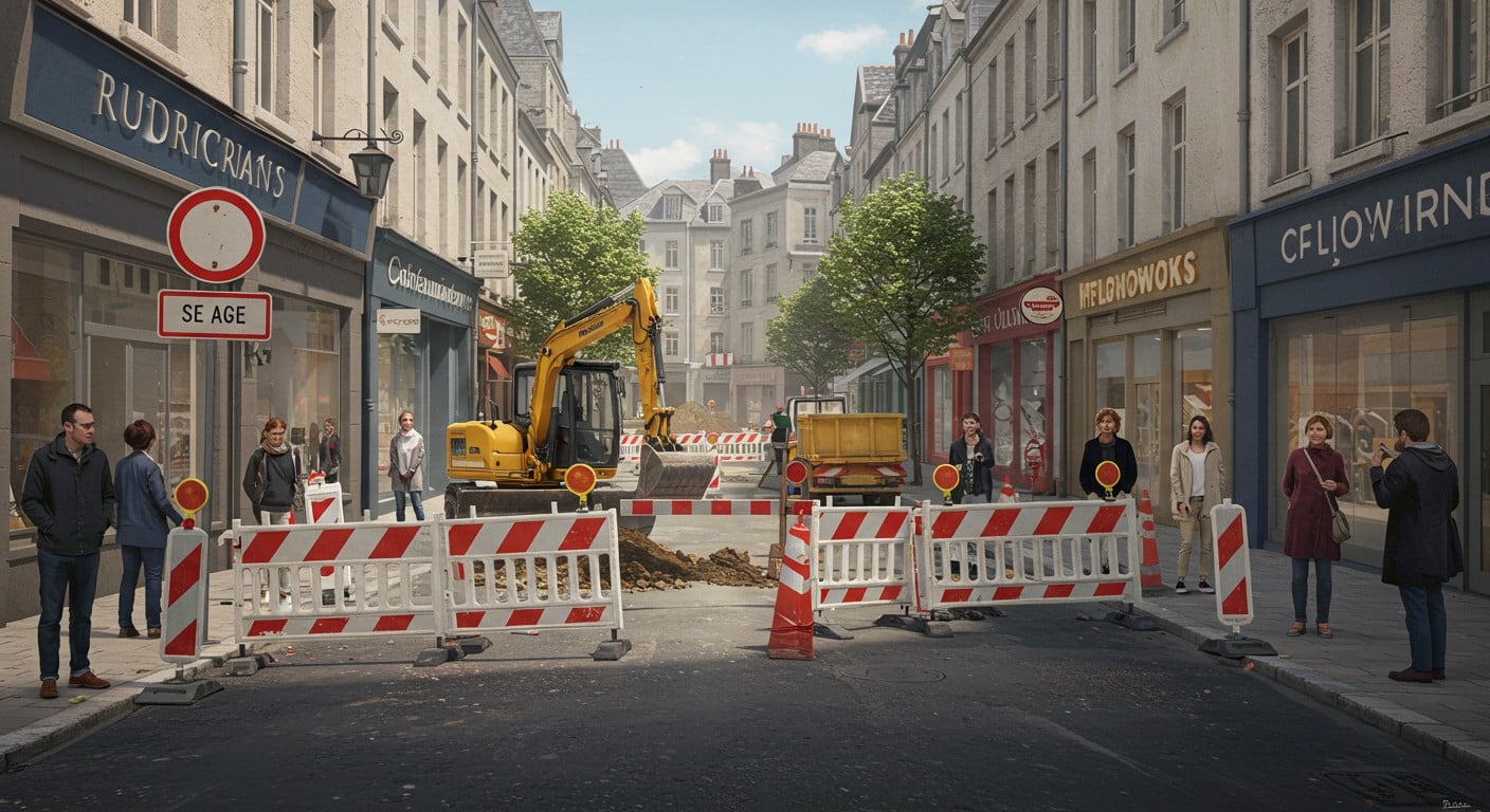 À Reims, les travaux de la voie des Sacres exaspèrent les commerçants. Pertes financières, médiateur judiciaire : que se passe-t-il ? Découvrez les détails.