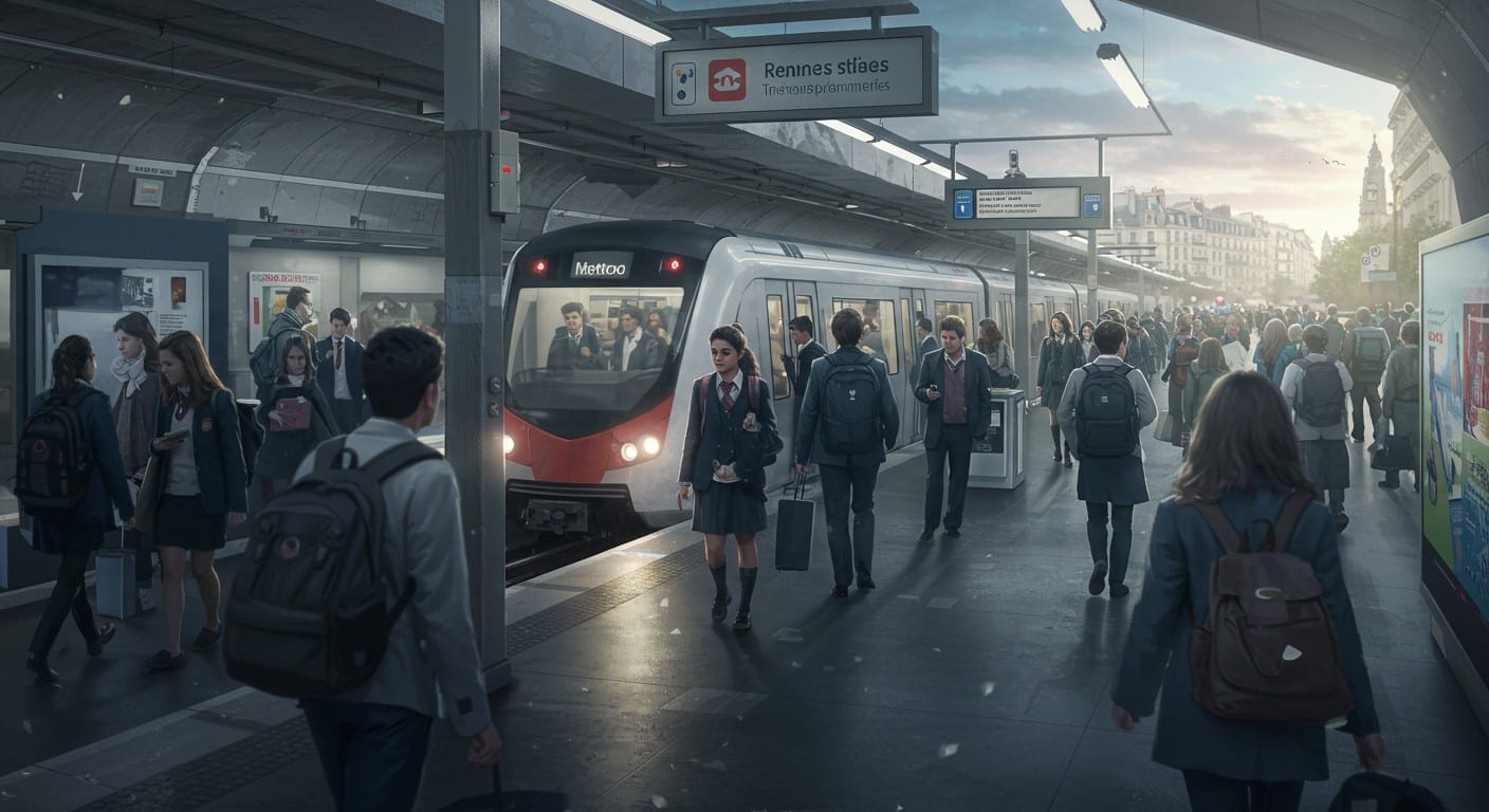 Rennes adapte les horaires des lycées pour réduire l'engorgement du métro. Découvrez comment cette initiative améliore la vie des lycéens et usagers.