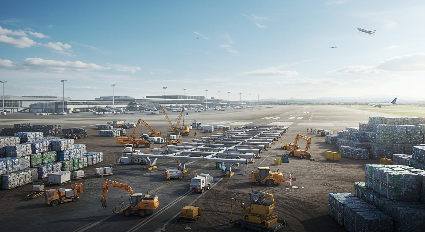 Rénovation de la piste 1 de Roissy : un projet à 84M€, éco-responsable, pour moderniser l’aéroport. Découvrez les détails de ce chantier historique !