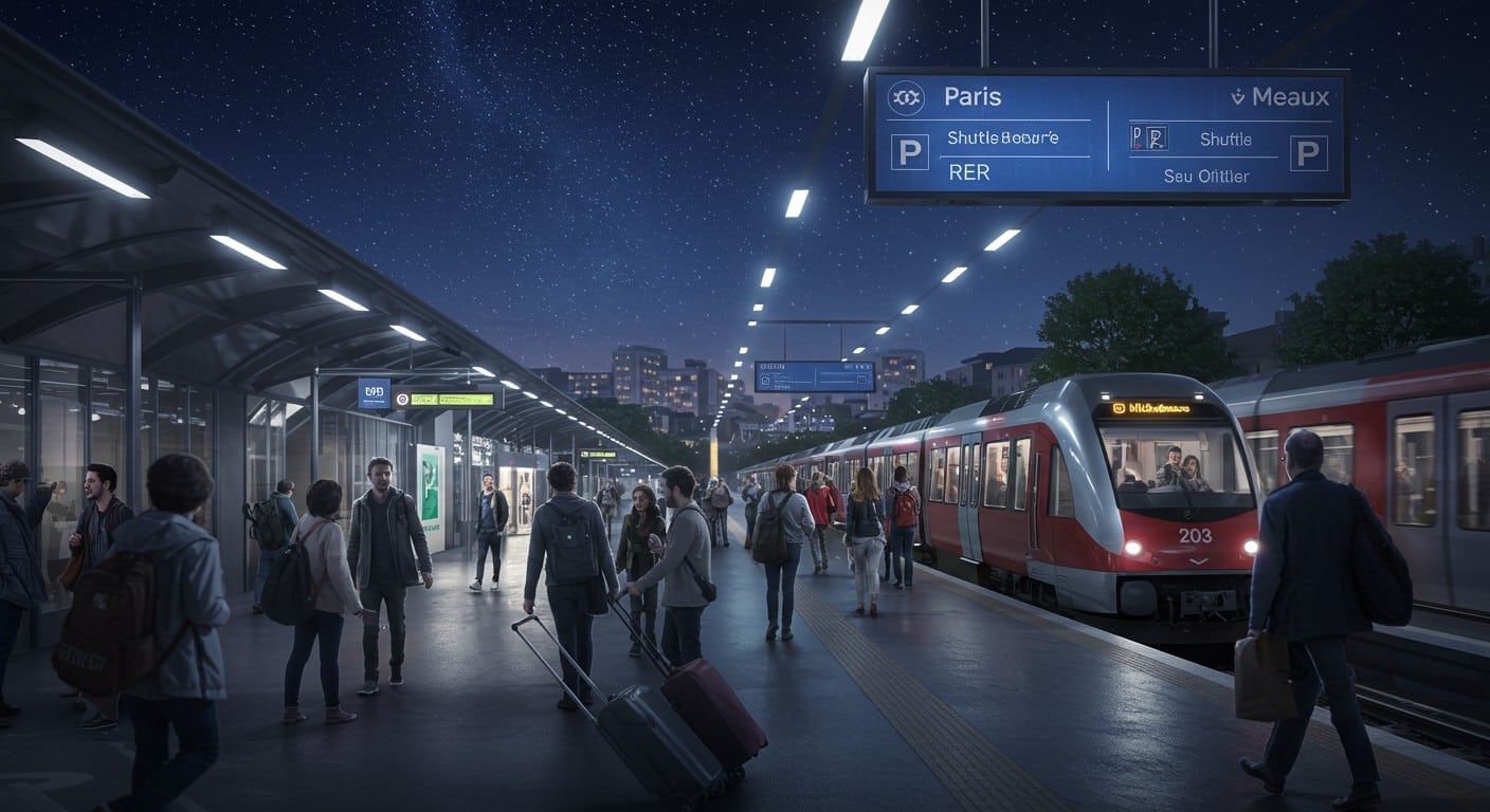 RER A en renfort de la ligne P fermée la nuit entre Paris et Meaux : découvrez cette alternative aux cars, plus rapide et fiable.