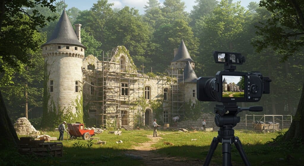 Restauration de Château : Une Aventure YouTube en Creuse