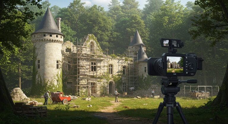 Restauration de Château : Une Aventure YouTube en Creuse