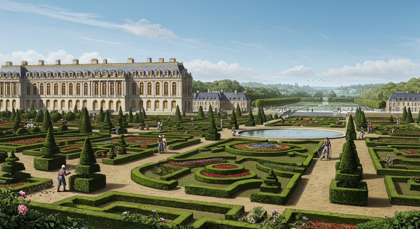 Le parterre du Midi à Versailles brille à nouveau grâce à une restauration minutieuse. Découvrez ce chef-d’œuvre de Le Nôtre, symbole du jardin à la française.