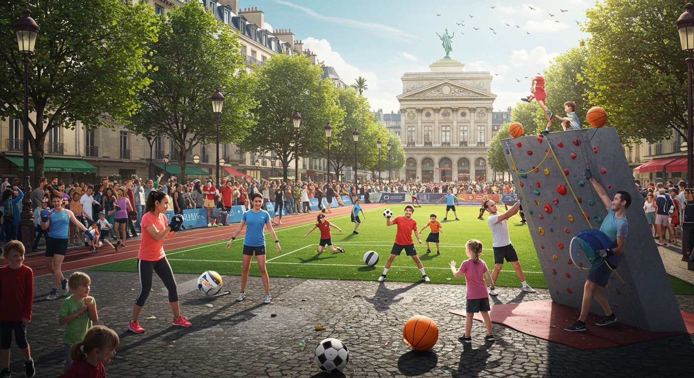Le 14 septembre 2025, la rue de Rivoli se transforme en Boulevard du Sport pour la Fête du Sport. Initiations, rencontres avec athlètes et festivités au programme !
