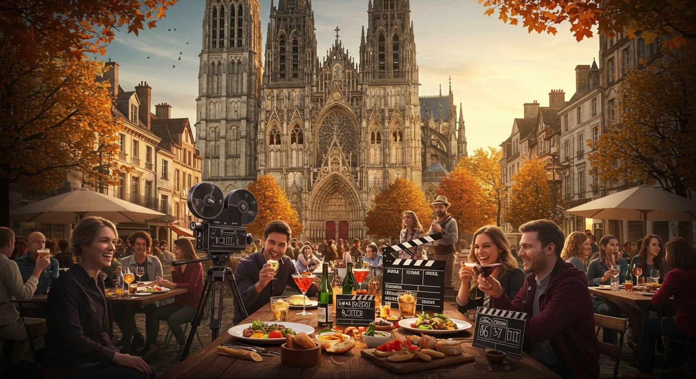Découvrez Rouen à Table 2025 : un festival culinaire mêlant gastronomie et cinéma, avec rallyes, dîners d’exception et battles de chefs !