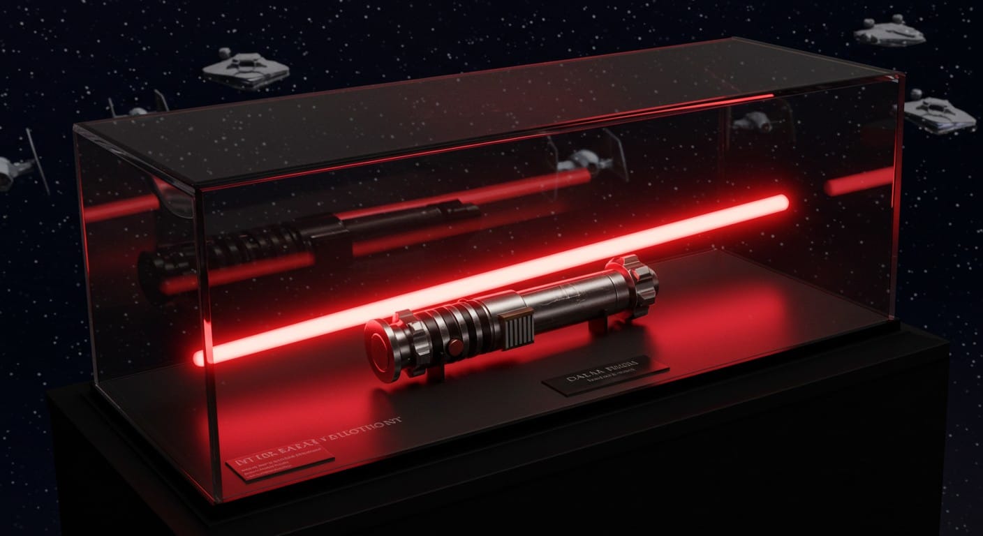 Un sabre laser iconique de Dark Vador vendu 3,6M $ aux enchères ! Plongez dans l’histoire de cet objet culte de Star Wars et son impact culturel.