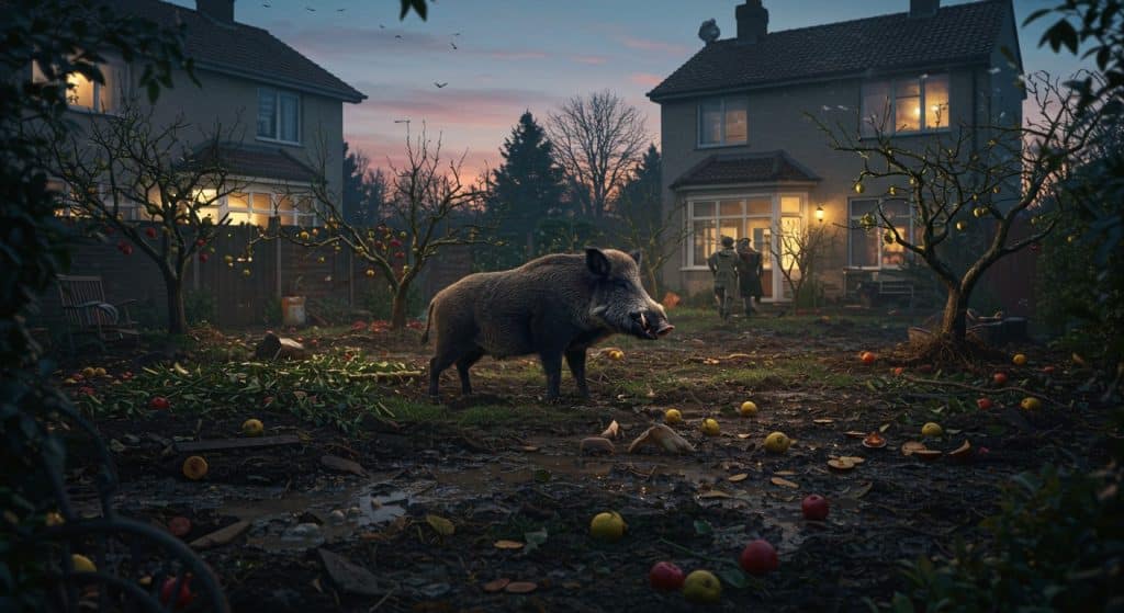 Sangliers en Banlieue : Terreur dans les Jardins Grenoblois