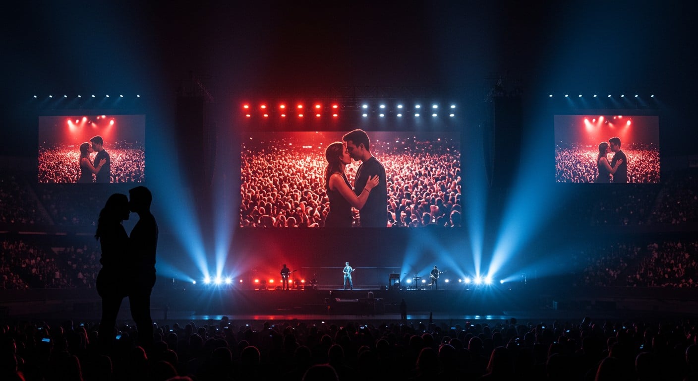 Scandale au concert de Coldplay : une DRH et son PDG surpris en public, mais le mari était aussi là... avec une autre ! Découvrez les dessous de cette affaire.