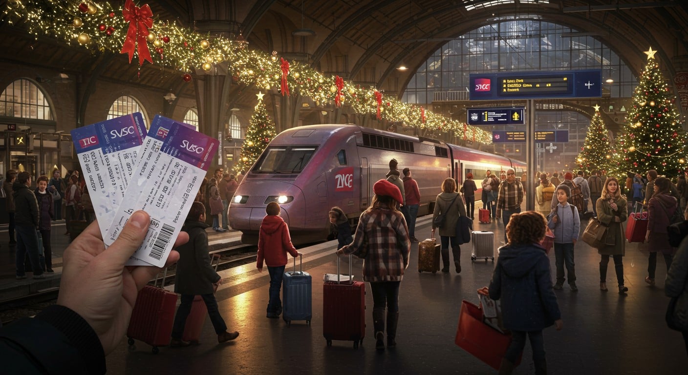 Découvrez comment décrocher les meilleurs tarifs SNCF pour Noël 2025. Réservez tôt, comparez les options et économisez jusqu’à 38 % sur vos billets !