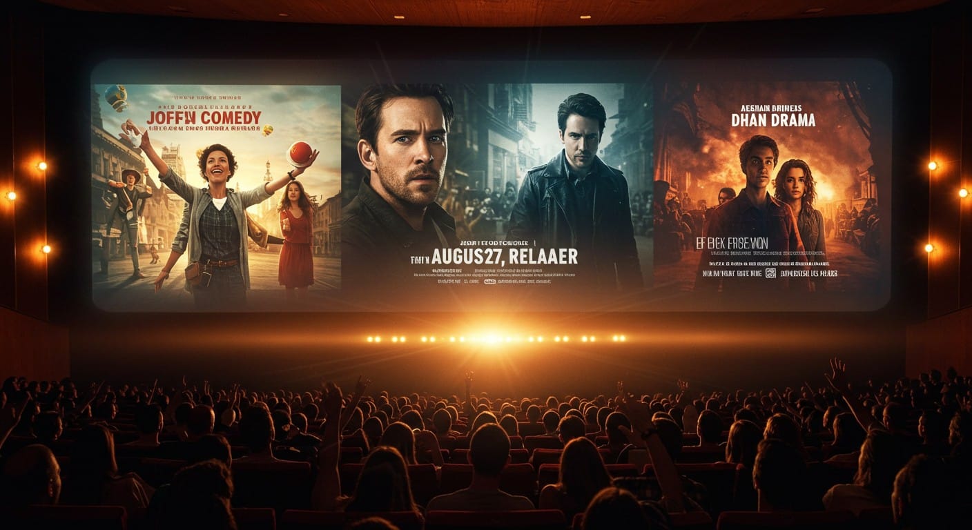 Découvrez les sorties cinéma du 27 août : comédie française, thriller, drames... Les films à voir cette semaine pour une rentrée culturelle réussie !