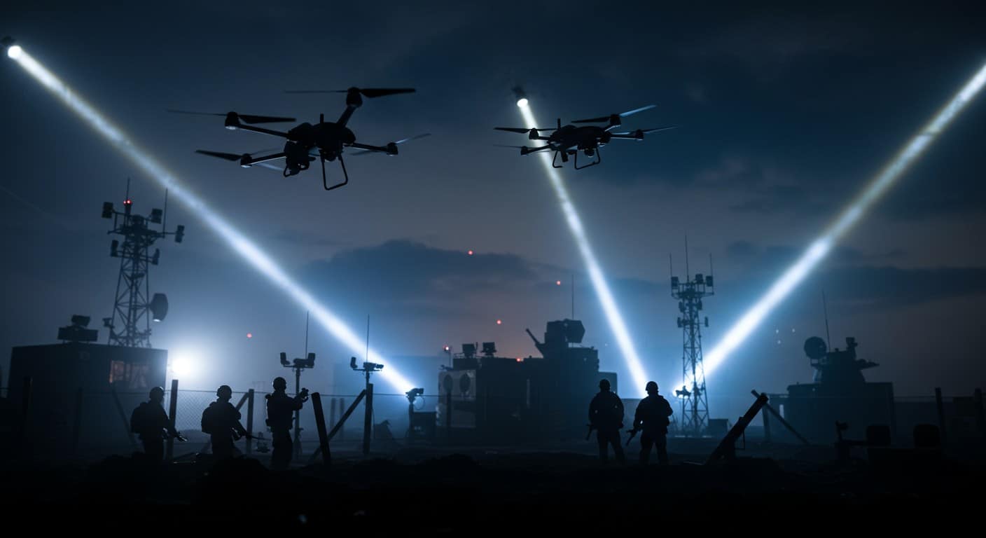 Des drones survolent la plus grande base militaire danoise. Une attaque hybride ? Découvrez les détails de cette crise et ses implications.
