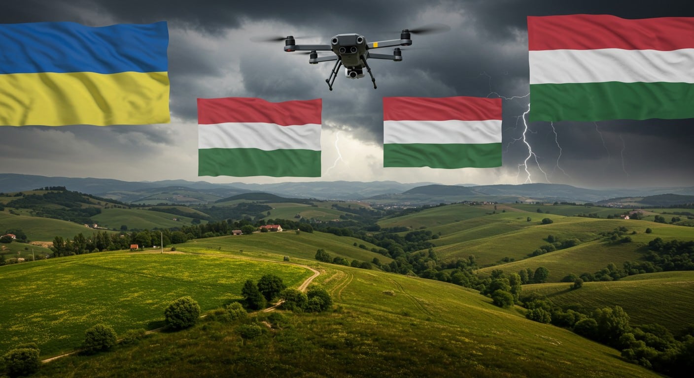 Des drones suspects survolent l’Ukraine, pointant la Hongrie. Budapest dément et les tensions s’enflamment. Découvrez les enjeux de ce conflit frontalier.