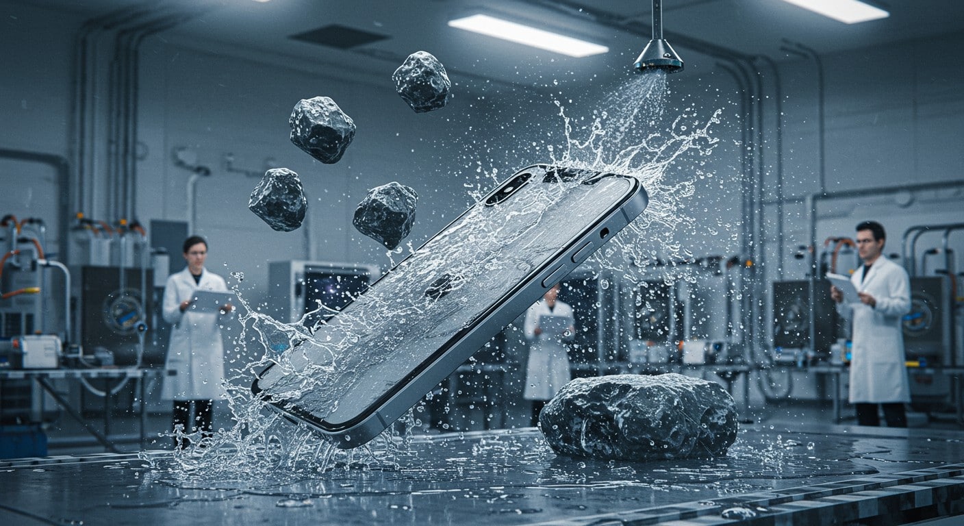 Découvrez comment Apple soumet l'iPhone 17 à``` des épreuves impitoyables comme jetsxml, arrosages et pulvérisations pour garantir Visite exclusive Comment d'un labo secret en Apple Silicon Valley.