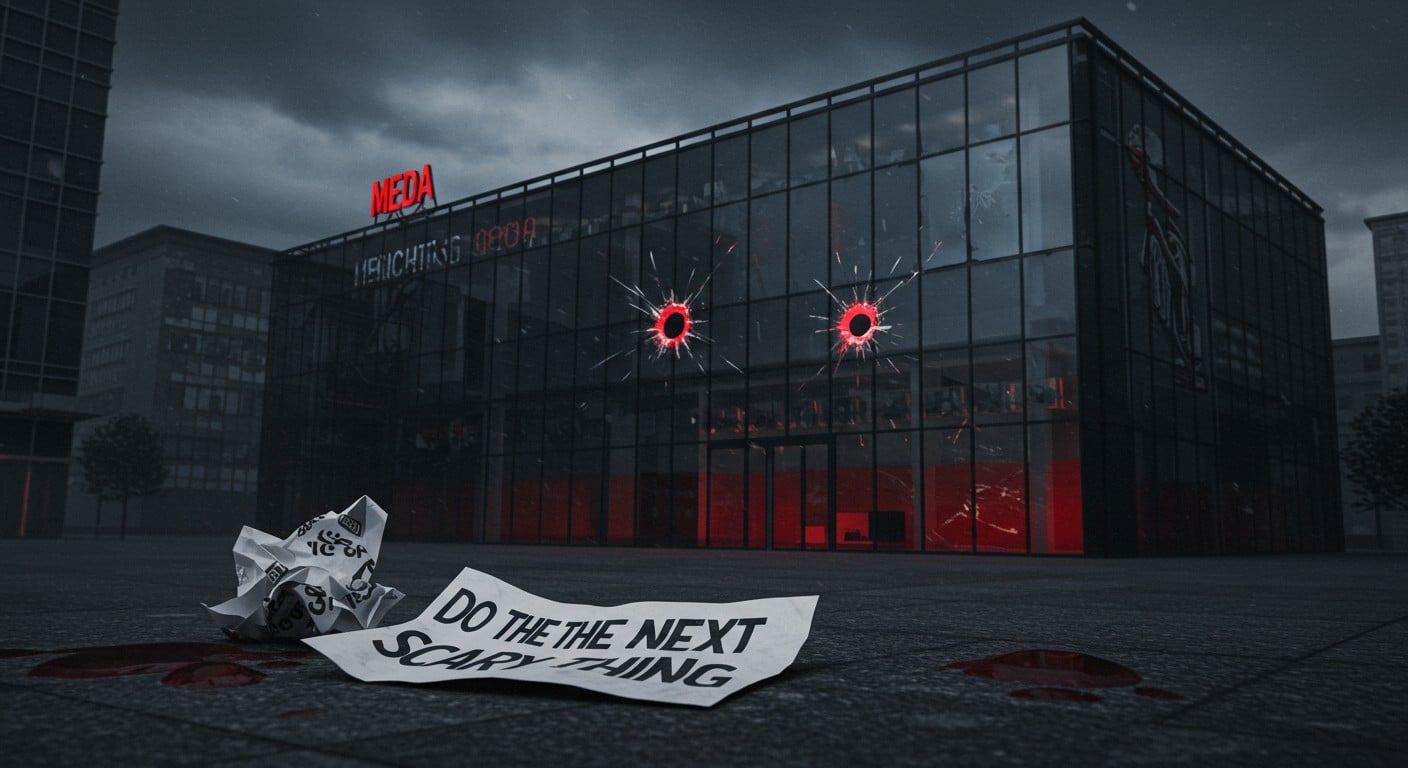 Un tireur vise ABC10 à Sacramento, laissant une note énigmatique : "Do the next scary thing". Enquête sur un acte aux motivations troubles.