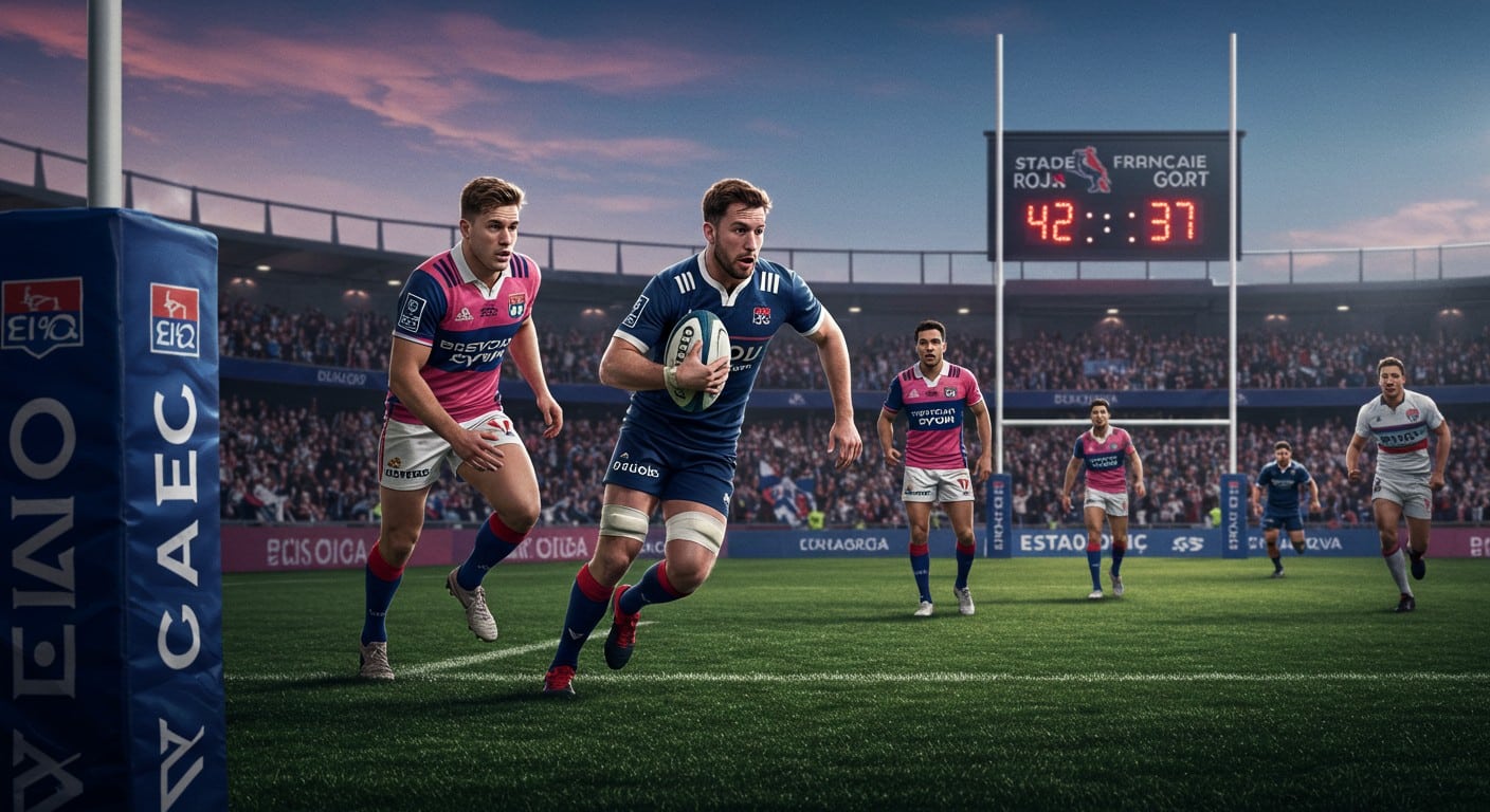 Le Stade Français s'incline face à Lyon (42-37), mais arrache un bonus défensif. Le Racing 92 domine Perpignan (28-15). Retour sur une journée intense de Top 14.