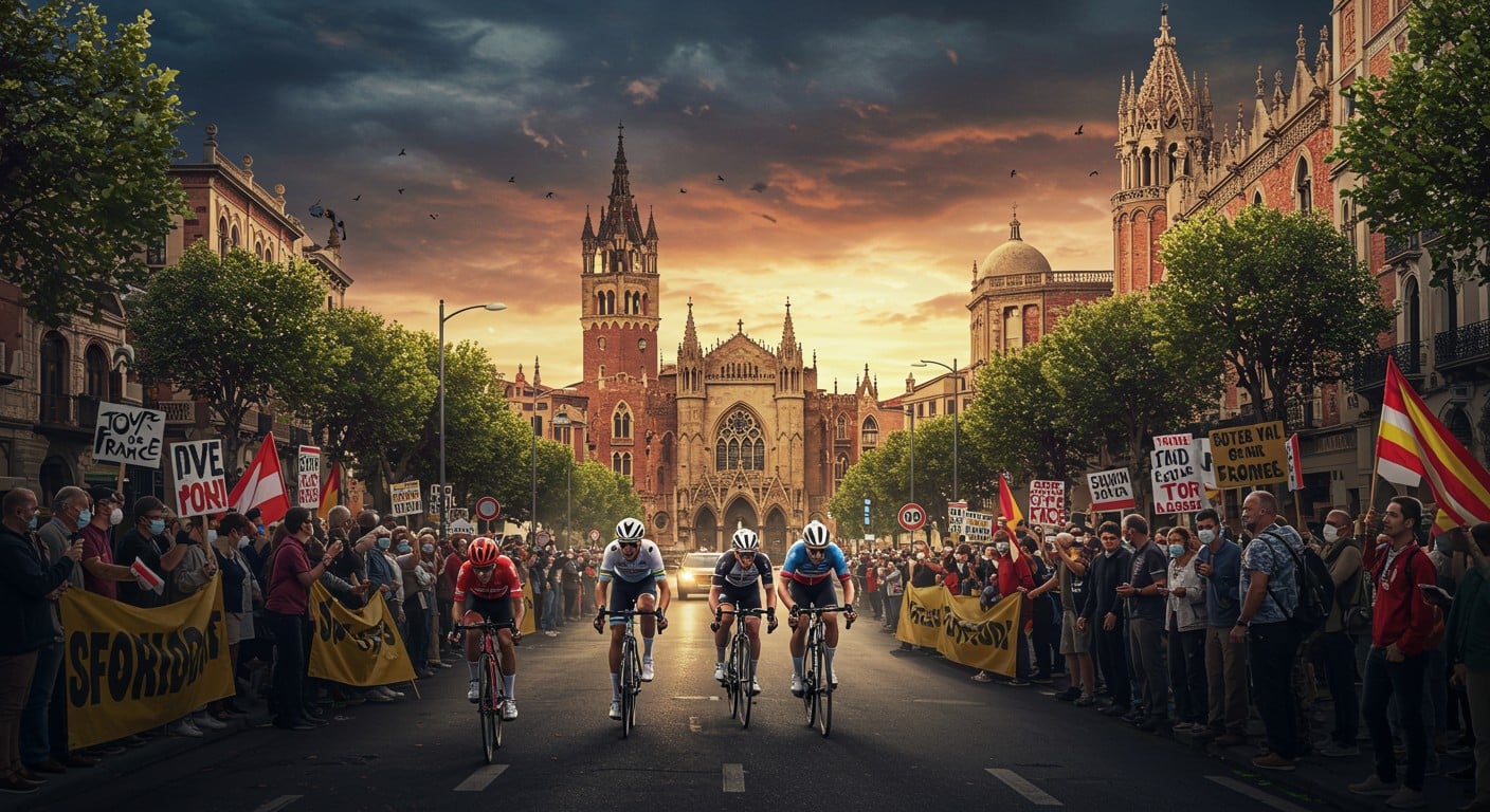 Le Tour de France 2026 à Barcelone risque des perturbations par des manifestations propalestiniennes. Découvrez les enjeux et impacts sur l'événement.