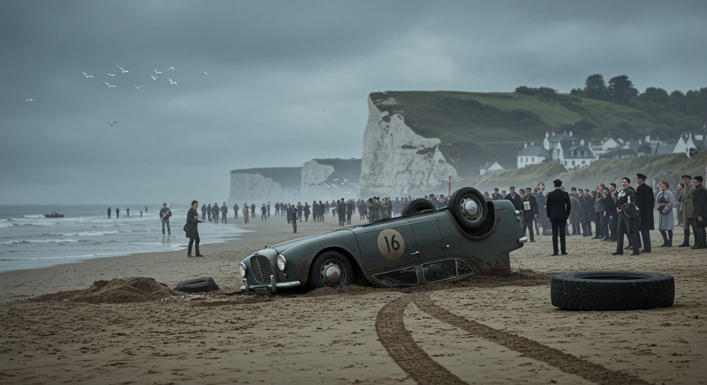 Accident mortel à la Normandy Beach Race : l’organisateur de 54 ans perd la vie lors d’une course de voitures anciennes à Ouistreham. Découvrez les détails de ce drame.