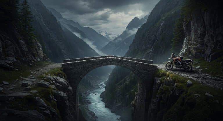 Tragédie dans les Alpes : Un Motard Chute de 50m