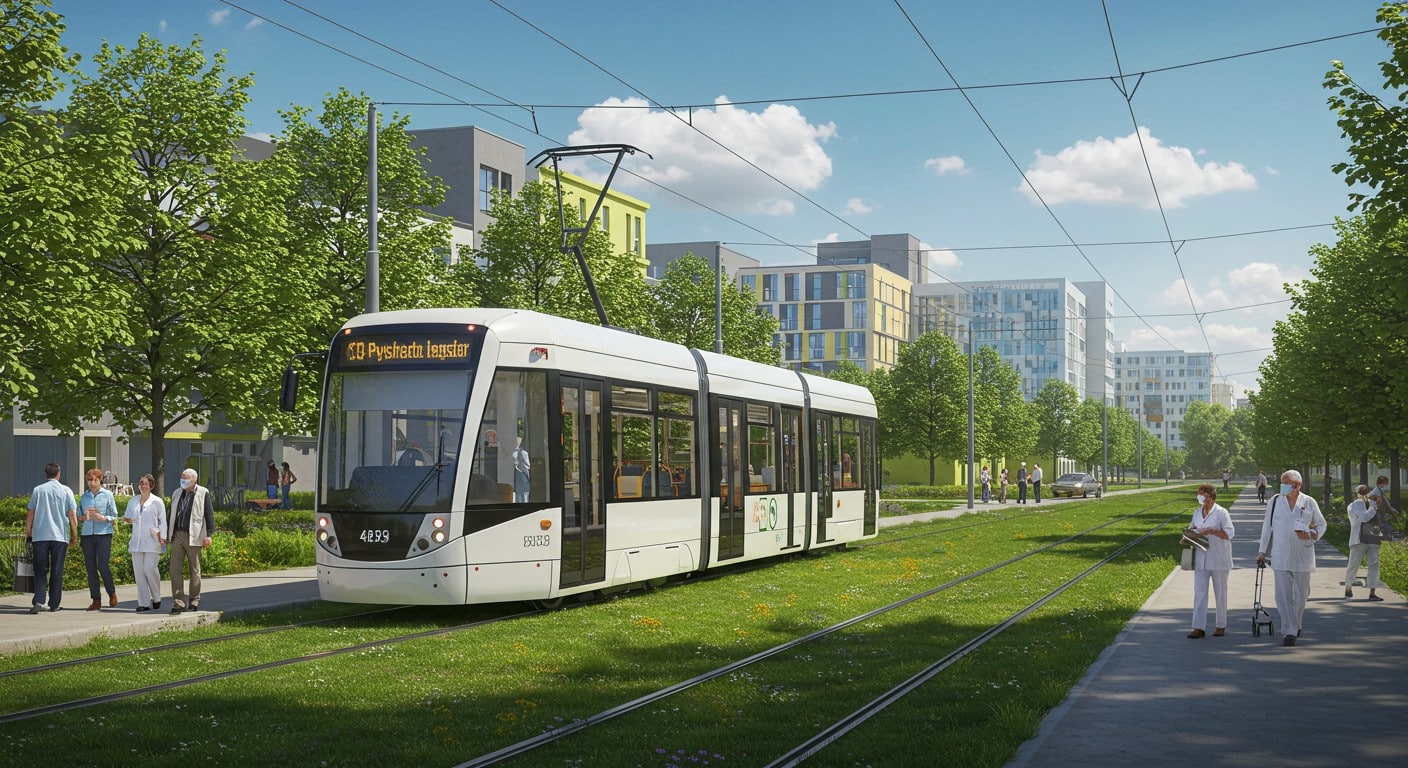L’extension du tram de Caen transforme un hôpital psychiatrique en un site moderne, malgré les défis. Découvrez comment ce projet ambitieux redessine la ville !