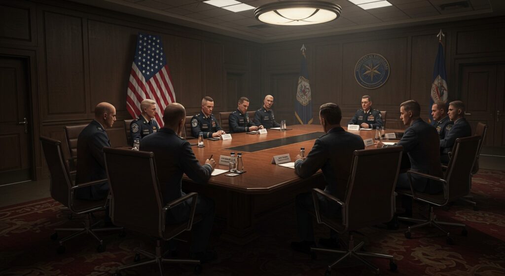 Trump Et Militaires : Réunion Mystérieuse À Quantico Dévoilée