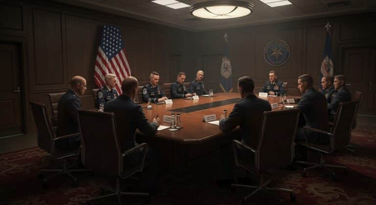 Trump Et Militaires : Réunion Mystérieuse À Quantico Dévoilée