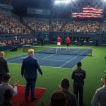 Trump Retarde Finale US Open Sécurité Sifflets