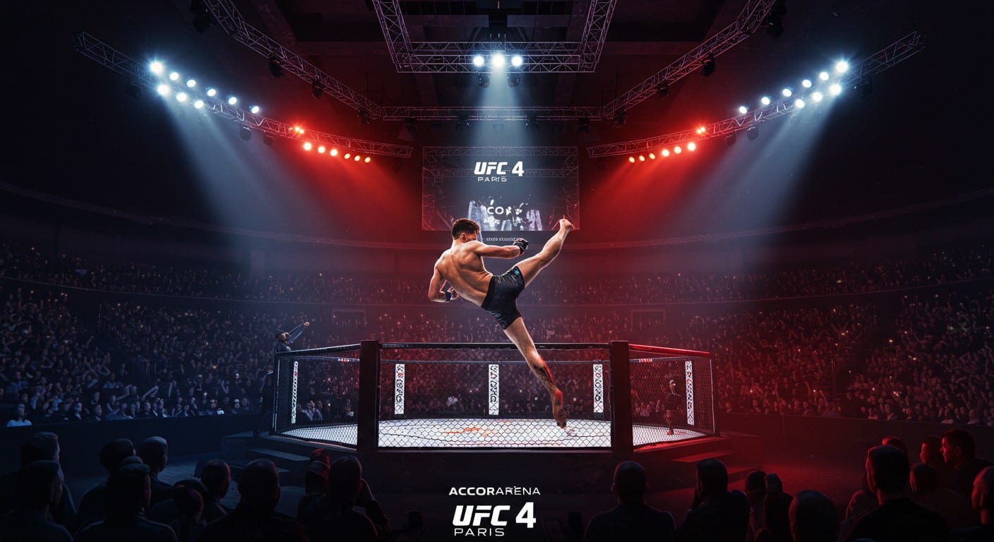 UFC Paris 4 : KOs brutaux, soumissions spectaculaires et combats intenses à l’Accor Arena. Découvrez les moments forts de cette soirée MMA épique !