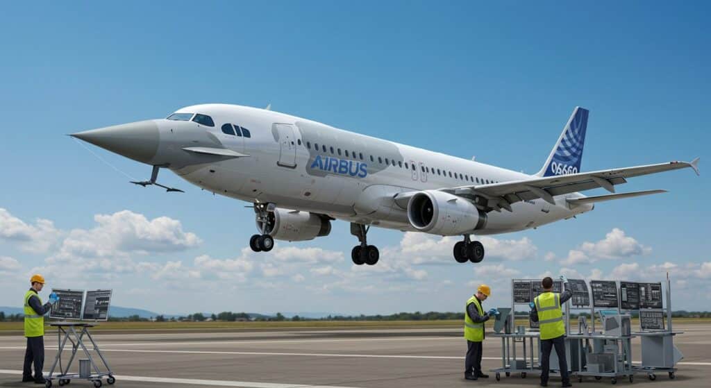 Un Airbus A320 avec un Nez de Chasseur : Que Cache ce Test ?