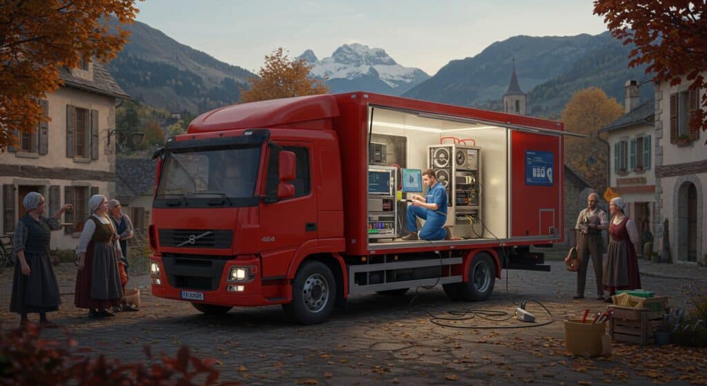 Un Camion Informatique Réduit la Fracture Numérique en Auvergne